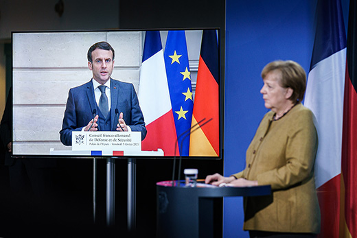 пресс-конференция с президентом Франции Эммануэлем Макроном