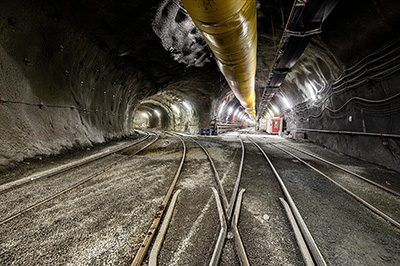 самый длинный железнодорожный тоннель в мире