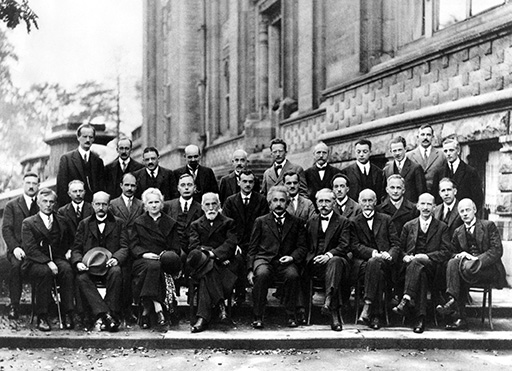 Эренфест среди участников Сольвеевского конгресса 1927 год 
