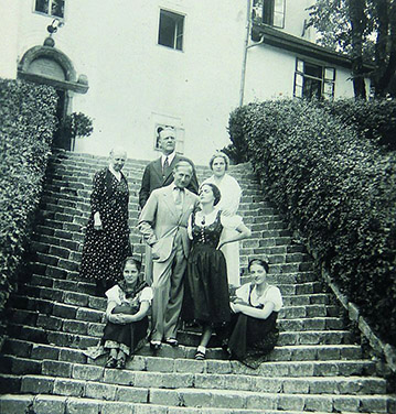 Семья Шаляпина, Тироль 1934 год 